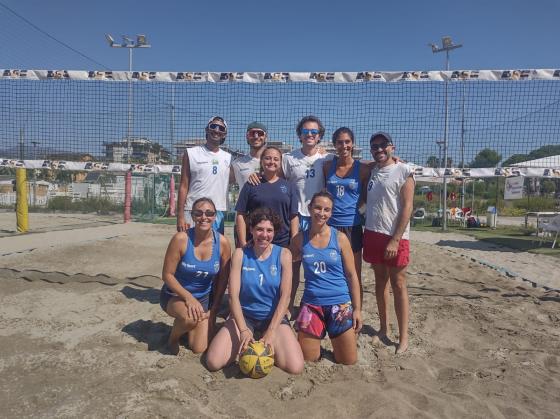 La squadra CUG di beach volley